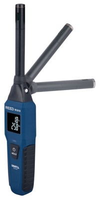R1610 bendable probe shaft enables easy access to ducts