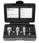 4 pc Carbide Tipped Steel Hole Cutter Kit