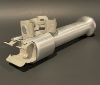 Clip Whacker Beam Clamp Installation Tool holds the Beam Clamp for easy installation