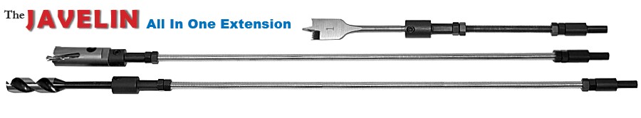 The Javelin - All in One Adjustable Drill Bit Extension Kit