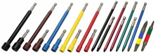 Racky Bits - Color Coded Drive Bits