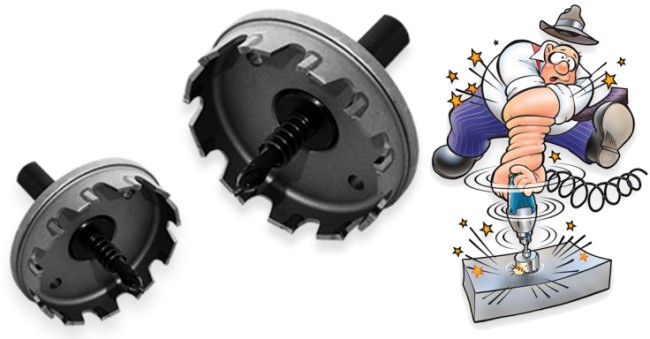 Carbide Tipped Steel Hole Cutter Kits