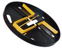The Thomas Wheeler knocks down (folds down flat) making it easy to fit anywhere!