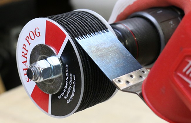 Sharp Pog - Drill Operated Multi-Tool Blade Sharpener